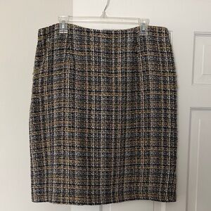 Sunny Leigh Multicolor Plaid Pencil Skirt